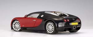 BUGATTI EB16.4 VEYRON 2009 RED/BLACK — фото 2