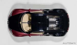 BUGATTI EB 16.4 VEYRON PRODUCTION CAR #001 BLACK/RED — фото 14