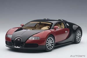 BUGATTI EB 16.4 VEYRON PRODUCTION CAR #001 BLACK/RED — фото 10