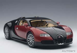 BUGATTI EB 16.4 VEYRON PRODUCTION CAR #001 BLACK/RED — фото 11