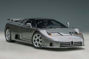 BUGATTI EB 110 SS METALLIC GREY/SILVER — фото 10