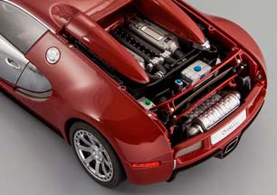 BUGATTI EB VEYRON 16.4 L EDITION CENTENAIRE 2009 ITALIAN RED/ACHILLE VARZI — фото 11