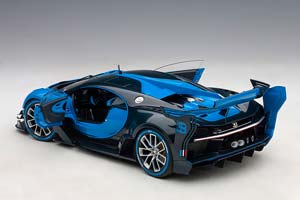 BUGATTI VISION GRAN TURISMO 2015 BLUE CARBON/BLUE — фото 3
