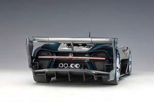 BUGATTI VISION GT YEAR 2015 SILVER / CARBON BLUE 1:18 AUTOART — фото 13