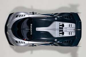 BUGATTI VISION GT YEAR 2015 SILVER / CARBON BLUE 1:18 AUTOART — фото 16