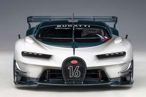 BUGATTI VISION GT YEAR 2015 SILVER / CARBON BLUE 1:18 AUTOART — фото 8