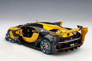 BUGATTI VISION GRAN TURISMO 2020 YELLOW/BLACK CARBON — фото 3