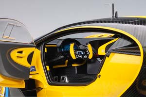 BUGATTI VISION GRAN TURISMO 2020 YELLOW/BLACK CARBON — фото 4