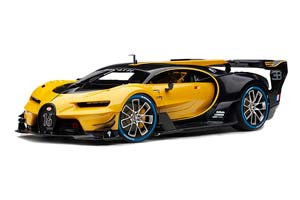 BUGATTI VISION GRAN TURISMO 2020 YELLOW/BLACK CARBON