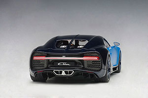 BUGATTI CHIRON 2017 BLUE/BLACK — фото 14