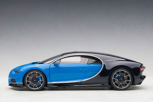 BUGATTI CHIRON 2017 BLUE/BLACK — фото 17