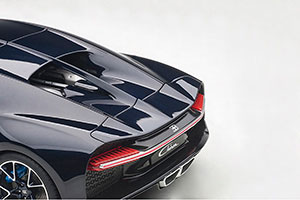 BUGATTI CHIRON 2017 BLUE/BLACK — фото 10