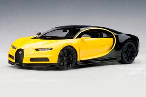 BUGATTI CHIRON 2017 YELLOW/BLACK / БУГАТТИ ШИРОН ЖЕЛТЫЙ