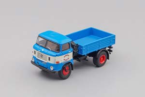IFA W50 BUSCH 1965, СИНИЙ С БЕЛЫМ (ДЛИНА МОДЕЛИ 3-5 СМ) — фото 1