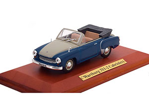 WARTBURG 311-2 CABRIOLET 1958 СИНИЙ С БЕЖЕВЫМ