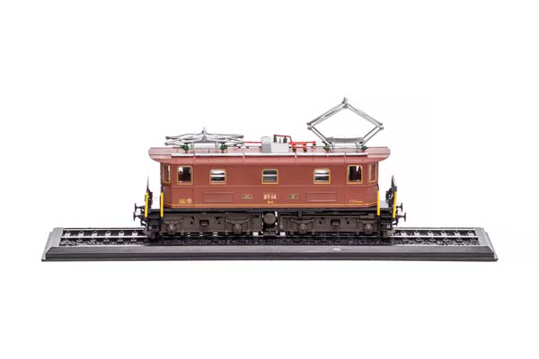 ЭЛЕКТРОВОЗ BE 4/4 NR.14 BODENSEE-TOGGENBURG BE 4/4 ШВЕЙЦАРИЯ 1931 (ДЛИНА МОДЕЛИ 14 СМ) — фото 6