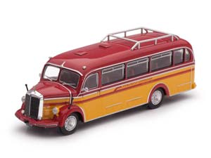 MERCEDES-BENZ O3500 1949 КРАСНЫЙ С ОРАНЖЕВЫМ