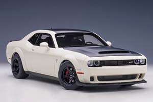 DODGE CHALLENGER DEMON SRT WHITE/BLACK — фото 10