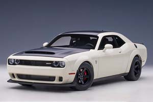 DODGE CHALLENGER DEMON SRT WHITE/BLACK — фото 11