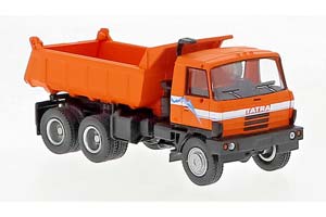 TATRA 815 KIPPER 1984 ОРАНЖЕВЫЙ (ДЛИНА МОДЕЛИ 3-5 СМ)