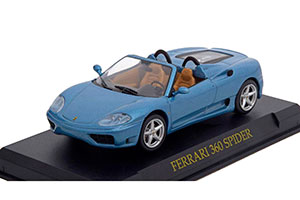 FERRARI 360 SPIDER LIGHT BLUE METALLIC