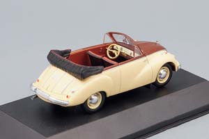IFA F9 CABRIOLET 1952 BEIGE/MAROON — фото 2