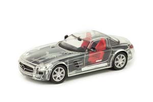 MERCEDES-BENZ SLS AMG 2010 С197 С ПРОЗРАЧНЫМ КОРПУСОМ
