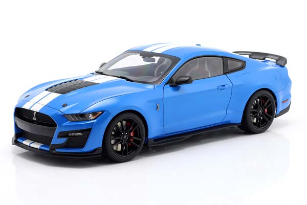 FORD SHELBY MUSTANG GT500 BLUE WHITE