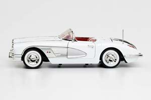 CHEVROLET CORVETTE 1958 / ШЕВРОЛЕ КОРВЕТ БЕЛЫЙ — фото 6