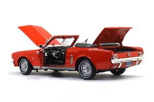 FORD MUSTANG 1/2 CABRIOLET OPEN 1964 RED / ФОРД МУСТАНГ КАБРИОЛЕТ КРАСНЫЙ — фото 4