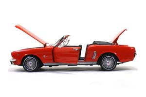 FORD MUSTANG 1/2 CABRIOLET OPEN 1964 RED / ФОРД МУСТАНГ КАБРИОЛЕТ КРАСНЫЙ — фото 5