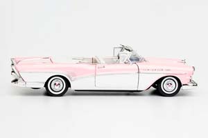 BUICK ROADMASTER 1957 / БЬЮИК РОАДМАСТЕР РОЗОВО-БЕЛЫЙ — фото 6
