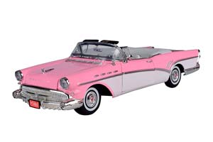 BUICK ROAD MASTER 1957 РОЗОВЫЙ С БЕЛЫМ