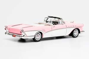 BUICK ROADMASTER 1957 / БЬЮИК РОАДМАСТЕР РОЗОВО-БЕЛЫЙ — фото 2