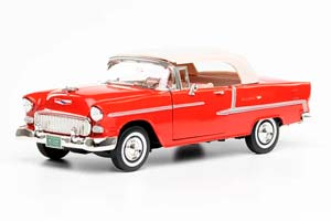 CHEVROLET BEL AIR CABRIOLET CLOSED 1955 / ШЕВРОЛЕ БЕЛЭЙР КРАСНЫЙ