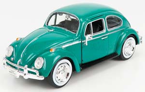 VW VOLKSWAGEN BEETLE MAGGIOLINO 1966, GREEN