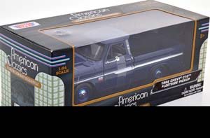 CHEVROLET C10 FLEETSIDE PICKUP 1966 DARKBLUE — фото 4