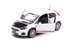 FIAT GRANDE PUNTO ABARTH SS 2009 БЕЛЫЙ — фото 3