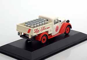 FIAT 1100 ELR CAMIONCINO LATTERIA SORESINESE 1952 RED CREME — фото 2
