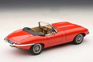 JAGUAR E-TYPE ROADSTER SERIES 1 3.8 RED WITH METAL WIRE-SPOKE WHEELS — фото 23