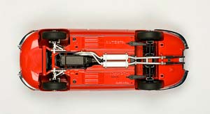 JAGUAR E-TYPE ROADSTER SERIES 1 3.8 RED WITH METAL WIRE-SPOKE WHEELS — фото 25