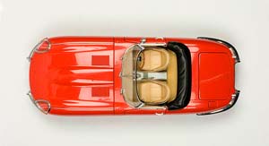 JAGUAR E-TYPE ROADSTER SERIES 1 3.8 RED WITH METAL WIRE-SPOKE WHEELS — фото 26