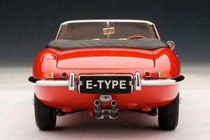 JAGUAR E-TYPE ROADSTER SERIES 1 3.8 RED WITH METAL WIRE-SPOKE WHEELS — фото 11