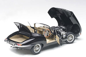 JAGUAR E-TYPE ROADSTER SERIES I 3.8 BLACK — фото 4