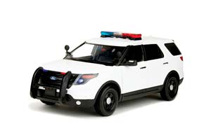 FORD EXPLORER INTERCEPTOR 2015 ПОЛИЦИЯ С РАБОТАЮЩИМ ЗВУКОМ И СВЕТОМ БЕЛЫЙ