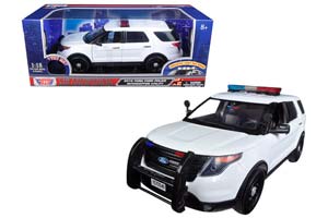 FORD EXPLORER INTERCEPTOR 2015 ПОЛИЦИЯ С РАБОТАЮЩИМ ЗВУКОМ И СВЕТОМ БЕЛЫЙ — фото 2