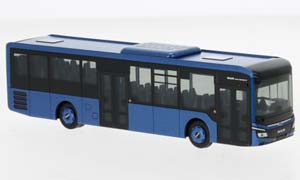 MAN LION S INTERCITY LE, BLUE (ДЛИНА МОДЕЛИ 3-5 СМ)