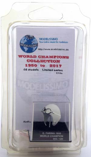 МОДЕЛЬ ШЛЕМА ALFA ROMEO HELM WORLD CHAMPION 1950 — фото 4