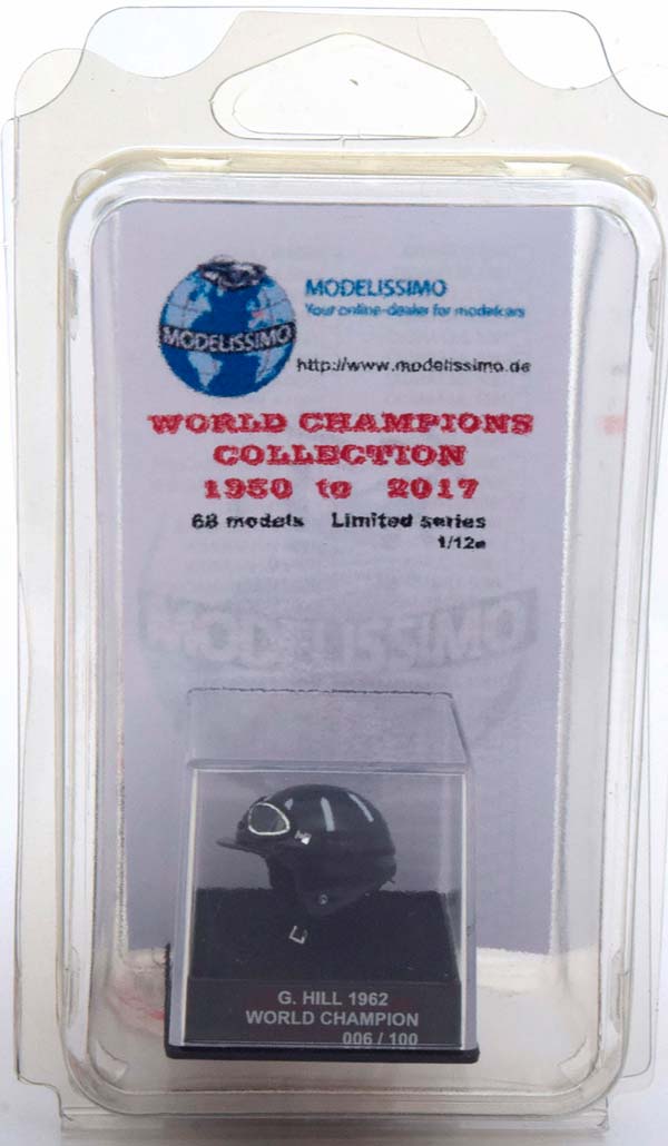 ШЛЕМ BRM WORLD CHAMPION 1962 HILL WORLD CHAMPIONS COLLECTION, LIMITED 100 PCS. / БРМ ЧЕМПИОН МИРА ХИЛЛ ЧАМПИОНС КОЛЛЕКТИОН ЛИМИТИРОВАННАЯ СЕРИЯ 100 ШТ — фото 4