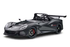 LOTUS 3-ELEVEN 2016 MATT BLACK W/GLOSS BLACK ACCENTS